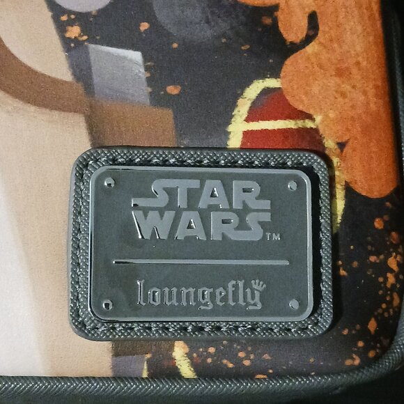 NEW 2PC Loungefly Star Wars Sabine Spray Paint Mini Backpack & Wallet Set‎ - Picture 12 of 16